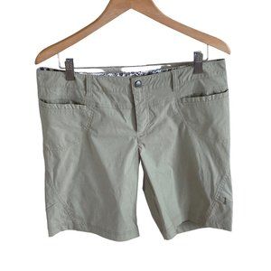Athleta Dipper Women's 12 Hiking Shorts 9" inseam Nylon Stretch Pockets UPF50